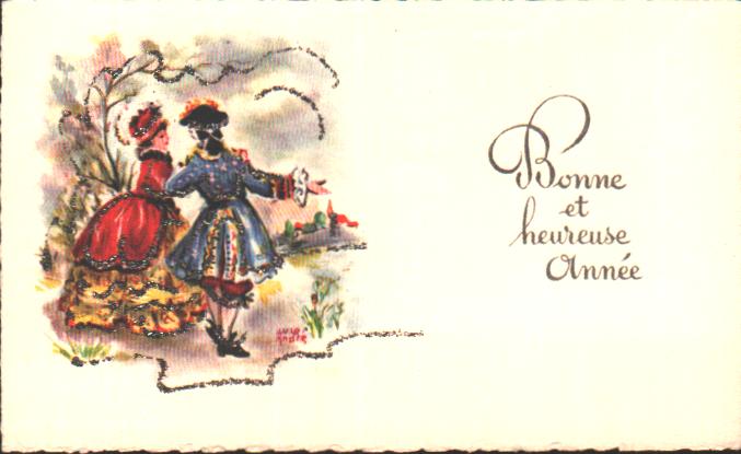 Cartes postales anciennes > CARTES POSTALES > carte postale ancienne > cartes-postales-ancienne.com Nouvelle annee Bonne annee