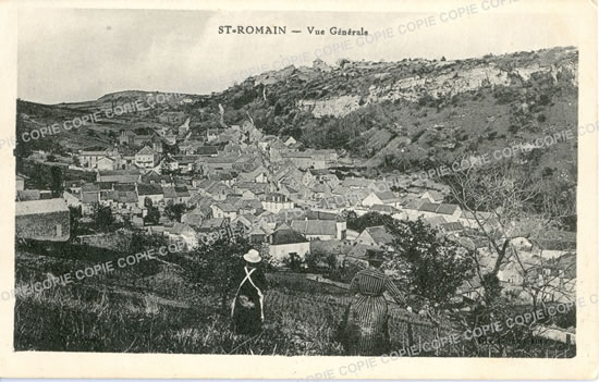 Cartes postales anciennes > CARTES POSTALES > carte postale ancienne > cartes-postales-ancienne.com Bourgogne franche comte Cote d'or Saint Romain