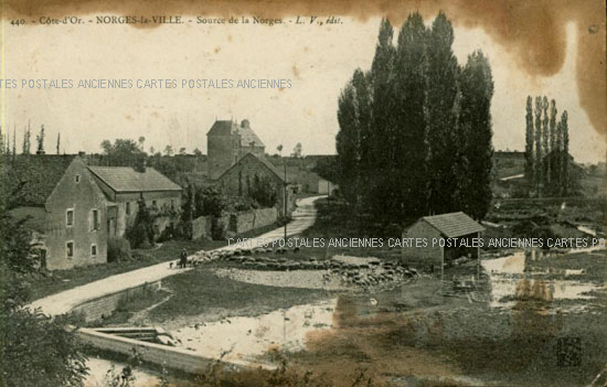 Cartes postales anciennes > CARTES POSTALES > carte postale ancienne > cartes-postales-ancienne.com Bourgogne franche comte Cote d'or Norges La Ville