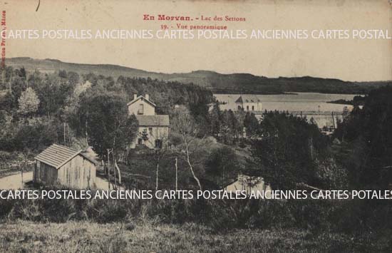 Cartes postales anciennes > CARTES POSTALES > carte postale ancienne > cartes-postales-ancienne.com Bourgogne franche comte Nievre Montsauche Les Settons