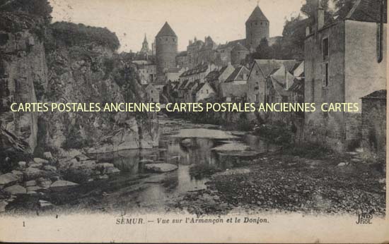 Cartes postales anciennes > CARTES POSTALES > carte postale ancienne > cartes-postales-ancienne.com Bourgogne franche comte Cote d'or Semur En Auxois