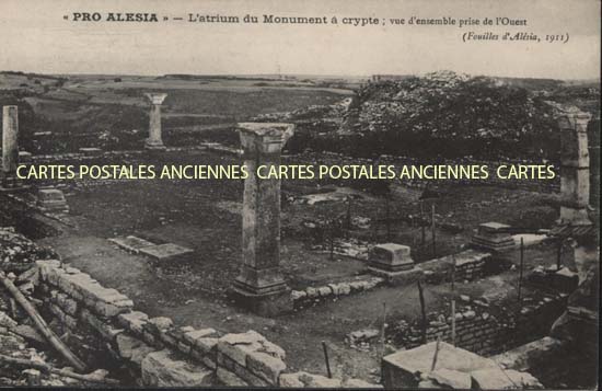 Cartes postales anciennes > CARTES POSTALES > carte postale ancienne > cartes-postales-ancienne.com Bourgogne franche comte Cote d'or Alise Sainte Reine