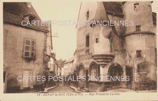 Cartes postales anciennes > CARTES POSTALES > carte postale ancienne > cartes-postales-ancienne.com Bourgogne franche comte Cote d'or Arnay Le Duc