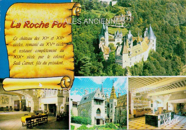 Cartes postales anciennes > CARTES POSTALES > carte postale ancienne > cartes-postales-ancienne.com Bourgogne franche comte Cote d'or La Rochepot