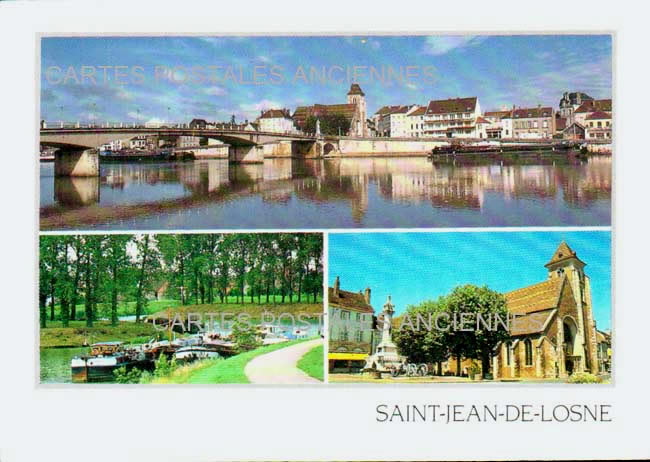Cartes postales anciennes > CARTES POSTALES > carte postale ancienne > cartes-postales-ancienne.com Bourgogne franche comte Saint Jean De Losne