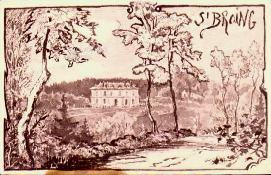 Cartes postales anciennes > CARTES POSTALES > carte postale ancienne > cartes-postales-ancienne.com Bourgogne franche comte Saint Broing Les Moines