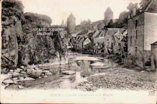 Cartes postales anciennes > CARTES POSTALES > carte postale ancienne > cartes-postales-ancienne.com Bourgogne franche comte Cote d'or Semur En Auxois