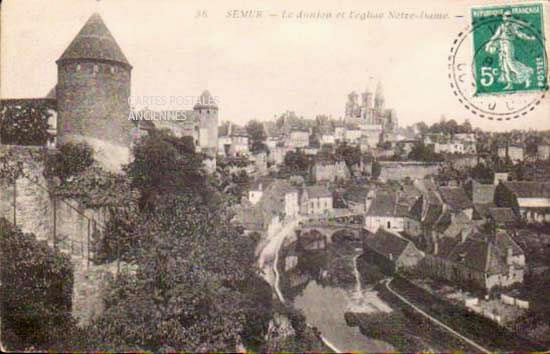 Cartes postales anciennes > CARTES POSTALES > carte postale ancienne > cartes-postales-ancienne.com Bourgogne franche comte Cote d'or Semur En Auxois