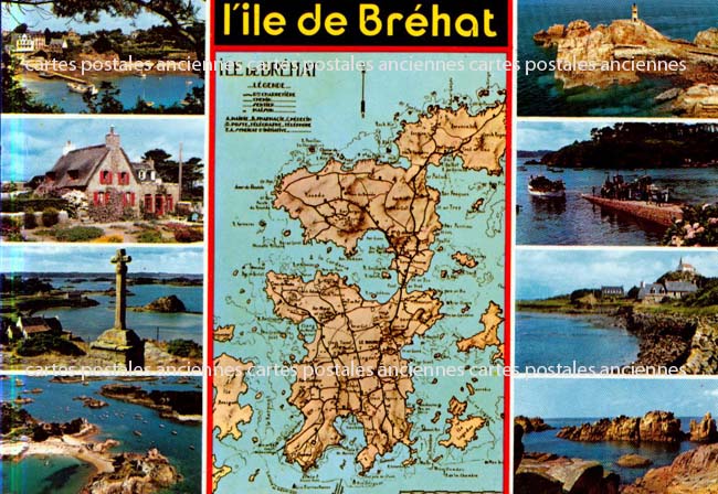 Cartes postales anciennes > CARTES POSTALES > carte postale ancienne > cartes-postales-ancienne.com Bretagne Cote d'armor Ile-De-Brehat