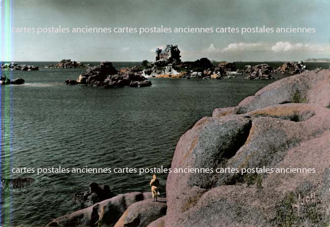 Cartes postales anciennes > CARTES POSTALES > carte postale ancienne > cartes-postales-ancienne.com Bretagne Ploumanach