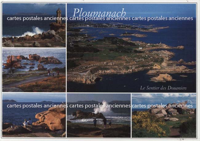 Cartes postales anciennes > CARTES POSTALES > carte postale ancienne > cartes-postales-ancienne.com Bretagne Ploumanach