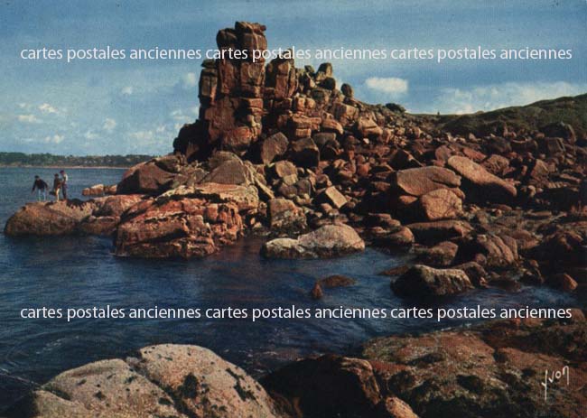 Cartes postales anciennes > CARTES POSTALES > carte postale ancienne > cartes-postales-ancienne.com Bretagne Perros Guirec