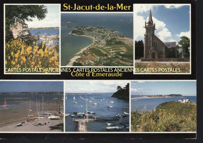 Cartes postales anciennes > CARTES POSTALES > carte postale ancienne > cartes-postales-ancienne.com Bretagne Cote d'armor Saint-Jacut-De-La-Mer