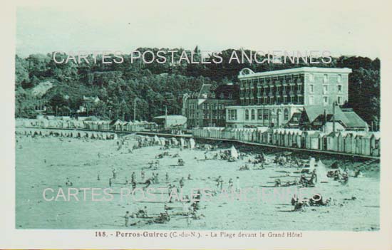Cartes postales anciennes > CARTES POSTALES > carte postale ancienne > cartes-postales-ancienne.com Bretagne Perros Guirec