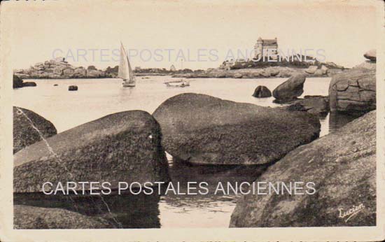 Cartes postales anciennes > CARTES POSTALES > carte postale ancienne > cartes-postales-ancienne.com Bretagne Ploumanach