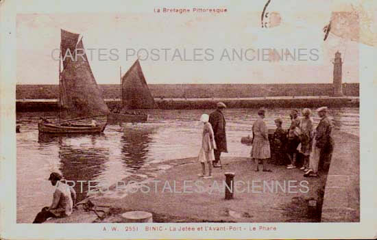 Cartes postales anciennes > CARTES POSTALES > carte postale ancienne > cartes-postales-ancienne.com Bretagne Cote d'armor Binic