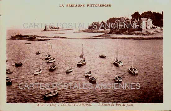Cartes postales anciennes > CARTES POSTALES > carte postale ancienne > cartes-postales-ancienne.com Bretagne Loguivy De La Mer