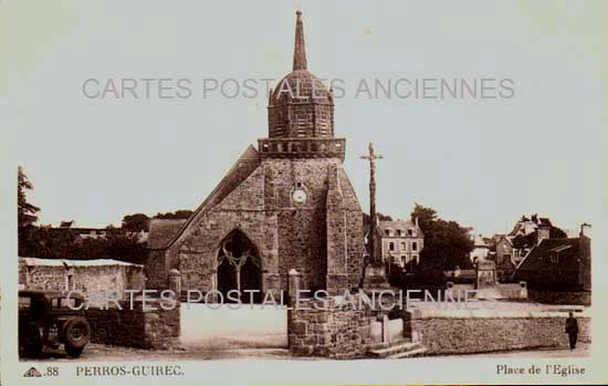 Cartes postales anciennes > CARTES POSTALES > carte postale ancienne > cartes-postales-ancienne.com Bretagne Perros Guirec