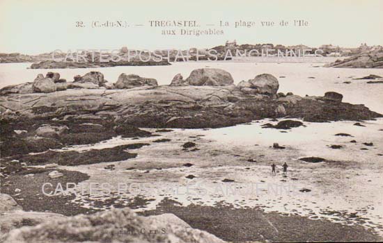 Cartes postales anciennes > CARTES POSTALES > carte postale ancienne > cartes-postales-ancienne.com Bretagne Tregastel