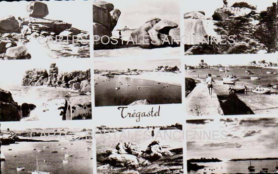Cartes postales anciennes > CARTES POSTALES > carte postale ancienne > cartes-postales-ancienne.com Bretagne Tregastel