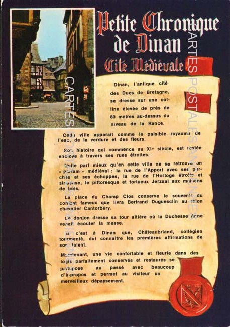 Cartes postales anciennes > CARTES POSTALES > carte postale ancienne > cartes-postales-ancienne.com Bretagne Dinan