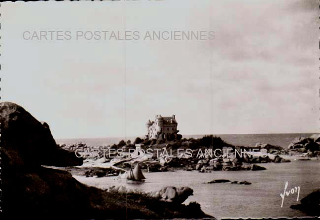 Cartes postales anciennes > CARTES POSTALES > carte postale ancienne > cartes-postales-ancienne.com Bretagne Cotes d'armor Ploumanach