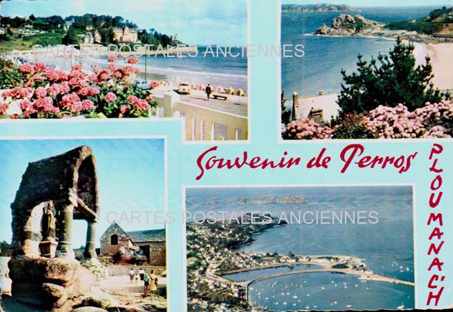 Cartes postales anciennes > CARTES POSTALES > carte postale ancienne > cartes-postales-ancienne.com Bretagne Perros Guirec