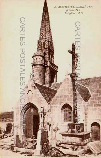 Cartes postales anciennes > CARTES POSTALES > carte postale ancienne > cartes-postales-ancienne.com Bretagne Saint Michel En Greve