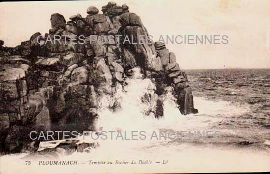 Cartes postales anciennes > CARTES POSTALES > carte postale ancienne > cartes-postales-ancienne.com Bretagne Ploumanach