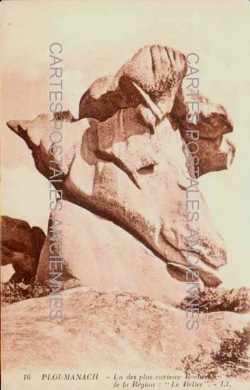 Cartes postales anciennes > CARTES POSTALES > carte postale ancienne > cartes-postales-ancienne.com Bretagne Cotes d'armor Ploumanach