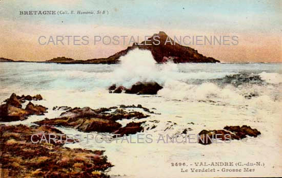Cartes postales anciennes > CARTES POSTALES > carte postale ancienne > cartes-postales-ancienne.com Bretagne Cote d'armor Pleneuf-Val-Andre