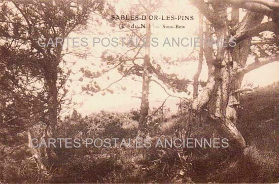 Cartes postales anciennes > CARTES POSTALES > carte postale ancienne > cartes-postales-ancienne.com Bretagne Sables-d'Or-Les-Pins