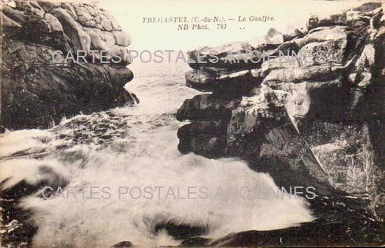 Cartes postales anciennes > CARTES POSTALES > carte postale ancienne > cartes-postales-ancienne.com Bretagne Tregastel