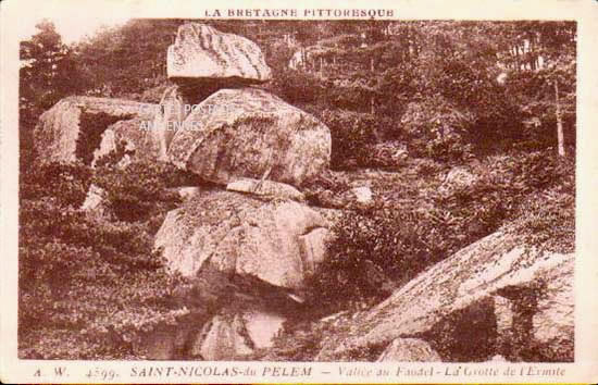 Cartes postales anciennes > CARTES POSTALES > carte postale ancienne > cartes-postales-ancienne.com Bretagne Saint Nicolas Du Pelem