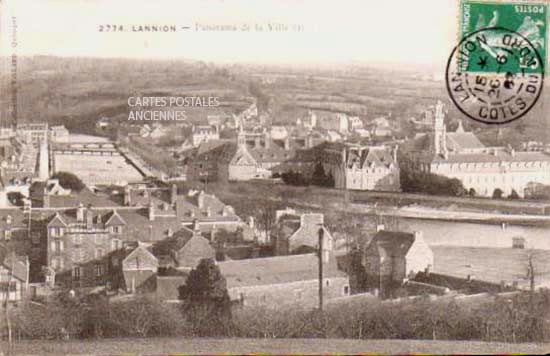Cartes postales anciennes > CARTES POSTALES > carte postale ancienne > cartes-postales-ancienne.com Bretagne Cotes d'armor Lannion