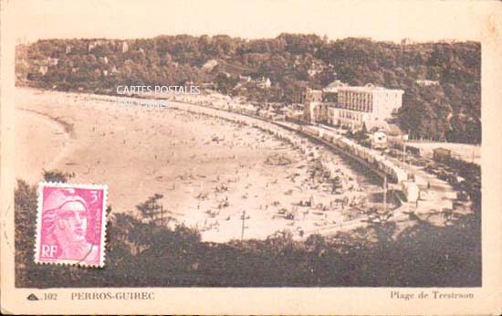 Cartes postales anciennes > CARTES POSTALES > carte postale ancienne > cartes-postales-ancienne.com Bretagne Cotes d'armor Perros Guirec