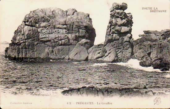 Cartes postales anciennes > CARTES POSTALES > carte postale ancienne > cartes-postales-ancienne.com Cotes d'armor  Tregastel