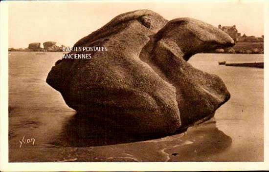Cartes postales anciennes > CARTES POSTALES > carte postale ancienne > cartes-postales-ancienne.com Cotes d'armor  Tregastel