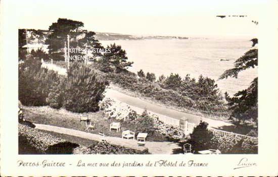 Cartes postales anciennes > CARTES POSTALES > carte postale ancienne > cartes-postales-ancienne.com Bretagne Cote d'armor Perros Guirec