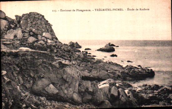 Cartes postales anciennes > CARTES POSTALES > carte postale ancienne > cartes-postales-ancienne.com Bretagne Cote d'armor Tregastel