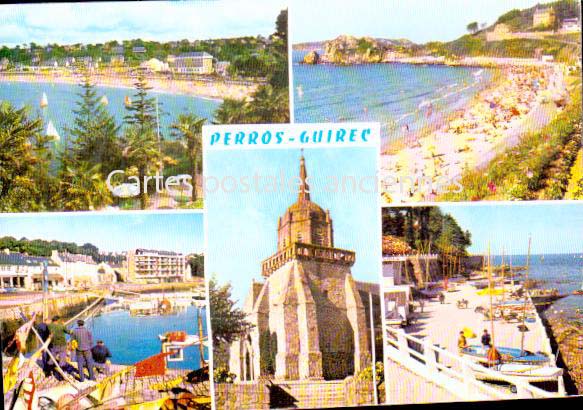 Cartes postales anciennes > CARTES POSTALES > carte postale ancienne > cartes-postales-ancienne.com Bretagne Cote d'armor Perros Guirec