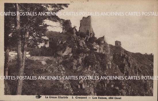 Cartes postales anciennes > CARTES POSTALES > carte postale ancienne > cartes-postales-ancienne.com Creuse  Crozant