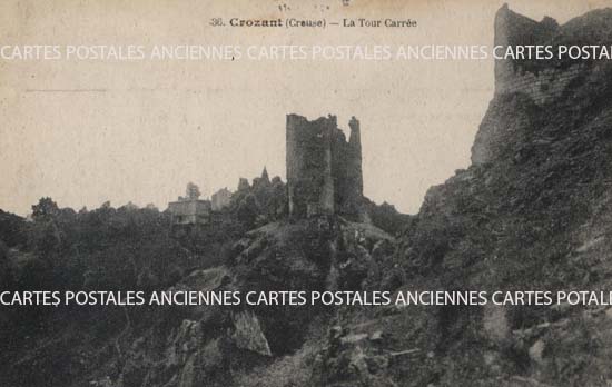 Cartes postales anciennes > CARTES POSTALES > carte postale ancienne > cartes-postales-ancienne.com Nouvelle aquitaine Creuse Crozant