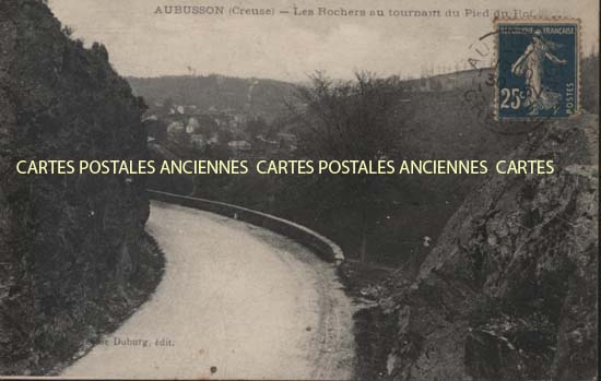 Cartes postales anciennes > CARTES POSTALES > carte postale ancienne > cartes-postales-ancienne.com Nouvelle aquitaine Creuse Aubusson