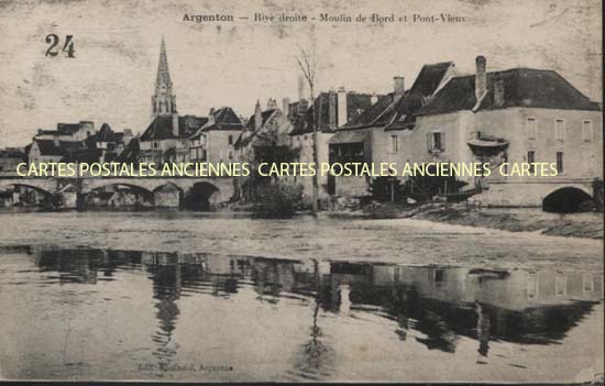 Cartes postales anciennes > CARTES POSTALES > carte postale ancienne > cartes-postales-ancienne.com Centre val de loire  Indre Argenton Sur Creuse