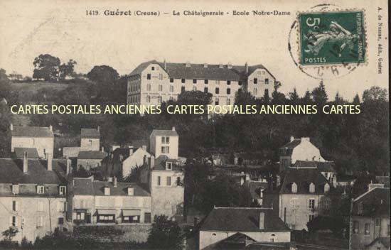 Cartes postales anciennes > CARTES POSTALES > carte postale ancienne > cartes-postales-ancienne.com Nouvelle aquitaine Creuse Gueret