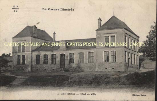 Cartes postales anciennes > CARTES POSTALES > carte postale ancienne > cartes-postales-ancienne.com Nouvelle aquitaine Creuse Gentioux Pigerolles