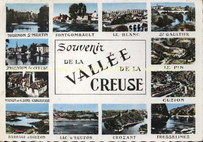 Cartes postales anciennes > CARTES POSTALES > carte postale ancienne > cartes-postales-ancienne.com Nouvelle aquitaine Creuse Crozant