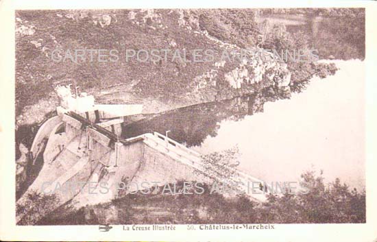 Cartes postales anciennes > CARTES POSTALES > carte postale ancienne > cartes-postales-ancienne.com Nouvelle aquitaine Creuse Chatelus Malvaleix