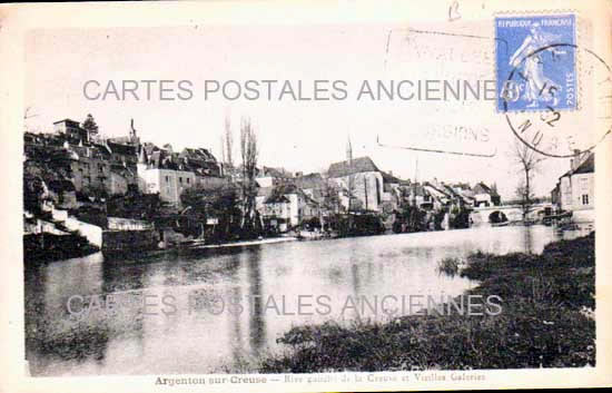 Cartes postales anciennes > CARTES POSTALES > carte postale ancienne > cartes-postales-ancienne.com Centre val de loire  Indre Argenton Sur Creuse